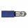 Rundstecker Isolierte Quetschverbinder Querschnitt: 1,5 - 2,5 mm², Steckermaß: Ø 5 mm, blau (HERTH+BUSS) Abgabe nur in Packung zu 100 Stück, Preis per 100 Stück