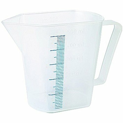 BAAS Messbecher Transparenter 500 ml Messbecher mi 500 ml