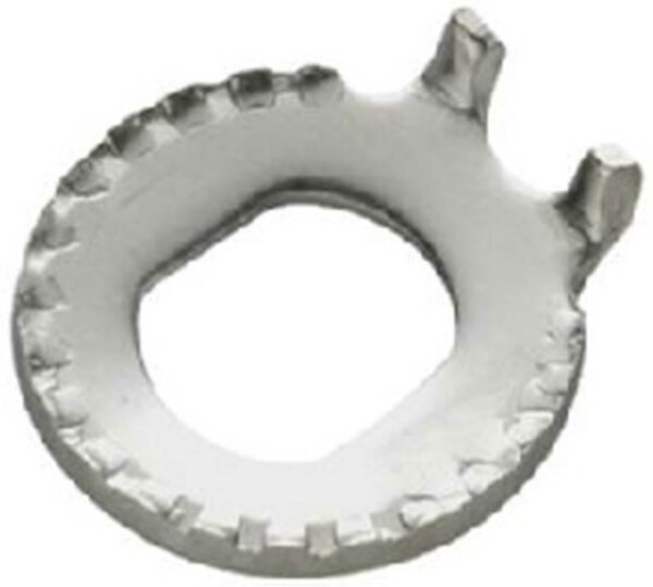 FIX-NIPPEL Fixierscheibe mit Haken, für 3-/5-/7-Ga Edelstahl (Nir