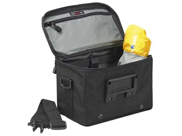 Lenker-Tasche KLICKfix Daypack Box schwarz,26x22x16 cm inkl. Lenkeradapt.