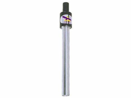 AIRWINGS Feder-Kerzensattelstütze "Tour" 38 mm Federweg, Fahrergewicht 75-140 kg, 330 mm, silber SB-verpackt , für beson