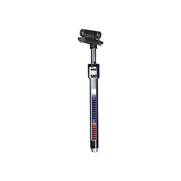 AIRWINGS Feder-Patentsattelstütze "Evolution 320" 40 mm Federweg, für Fahrergewicht 70 - 90 kg, silber SB-verpackt , Hig