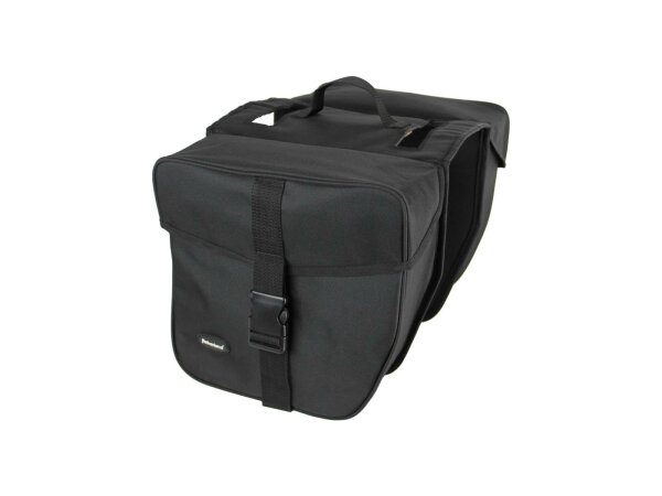 doppeltasche haberland e-bike m schwarz, 31x30x16cm, 31 ltr