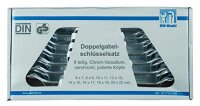 SW-STAHL Doppelmaulschlüsselsatz Chrom Vanadium, m...
