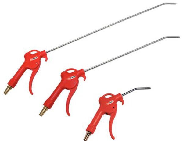 KS-TOOLS Ausblaspistolensatz Universal, Anschlussg rot