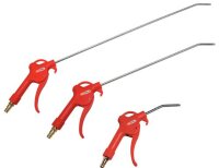 KS-TOOLS Ausblaspistolensatz Universal, Anschlussg rot