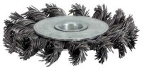 KS-TOOLS Stahldrahtrundbürste Bohrung 22,2 mm, gla...