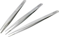 VIGOR Pinzettensatz Länge 180 mm, Stahl, rostfrei,...