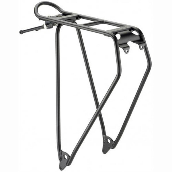 RACKTIME H.R.-Gepäckträger "Light-it" Aluminium, V 26", schwarz
