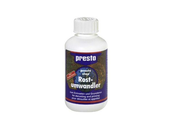 PRESTO Rostumwandler Rostumwandler und G 250 ml Pinselflasche