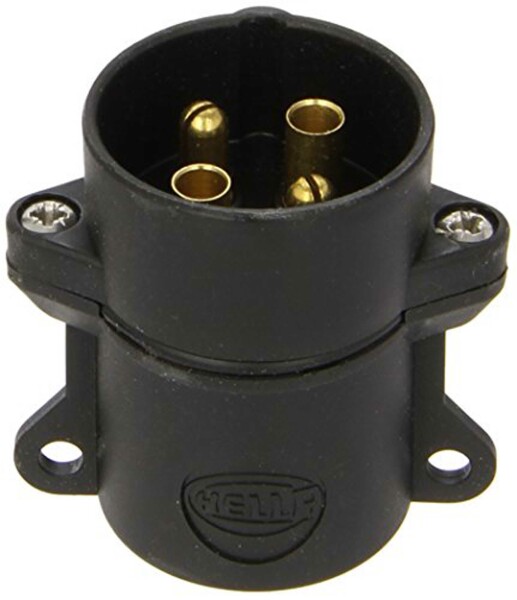 Stecker M.zugentl. 4.-pol A-din72575kunststoff