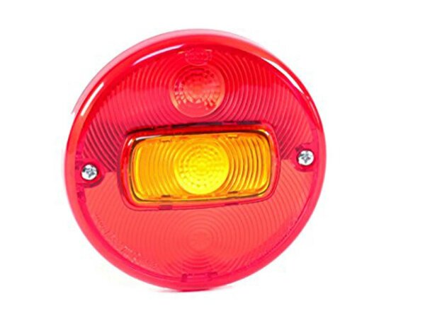 HELLA Heckleuchte Schluss-, Brems-, Blin Lichtscheibe mit Schrauben