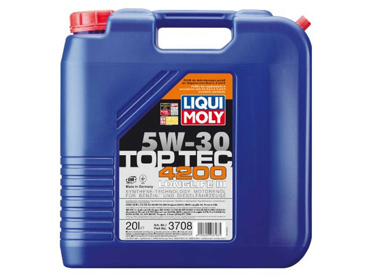 Liqui Moly Top Tec 4200 20 Liter LIQUI MOLY Motoröl "Top Tec 4200 New Gen 20 l Kanister - zumoo