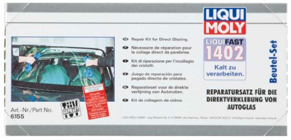 Scheibenkleber Liquifast Liqui Moly Beutelset