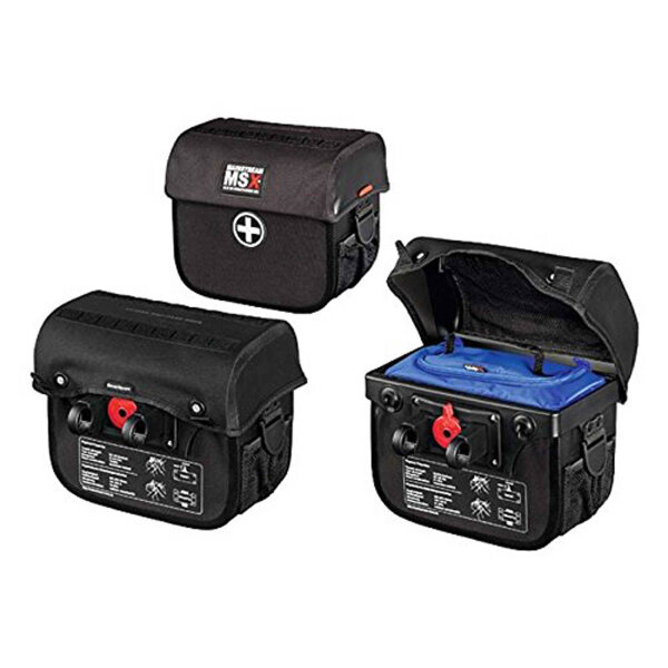 MSX Lenkertasche "CLS 55 MX" Volumen: ca. 8,8 l, Maße: ca. H23 x B25,5 x T15 cm Wasser- und staubdichtes, extrem strapaz