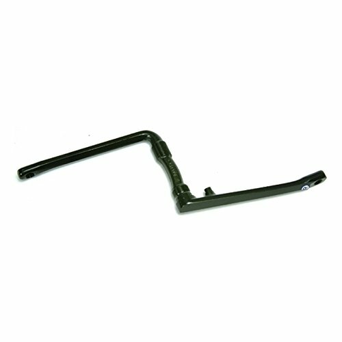 CLATCH BMX-Kurbel 1-teilige Tretkurbel, CrMo, 1/2", schwarz, kann mit B/B und S/B Tretlagersatz kombiniert werden. 165 mm