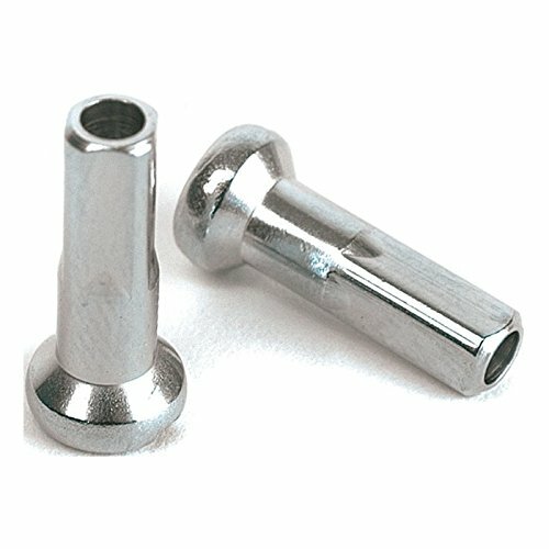 CLATCH Speiche Spezielle BMX Speichen, die durch ihre Flexibilität besonders haltbar sind 16 mm Ersatznippel, Niro, Pake