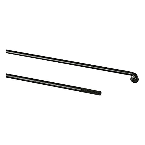 CLATCH Speiche Spezielle BMX Speichen, die durch ihre Flexibilität besonders haltbar sind 185 mm, schwarz, Paket: 50 Stück