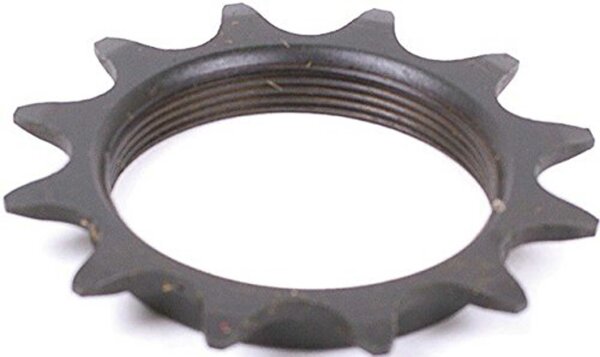 CLATCH Ritzel Schraubritzel: 12 Zähne, Zahnkranz ohne Freilauf für Freecoaster Naben oder FixtGear Naben. schwarz