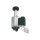 CONTEC Dynamo "DL-150" Alu-Gehäuse silber 2 Klemmkontakte (1+/1-) , 6 V / 3 W, mit Überspannungsschutz Rechtsanbau, SB-verpackt