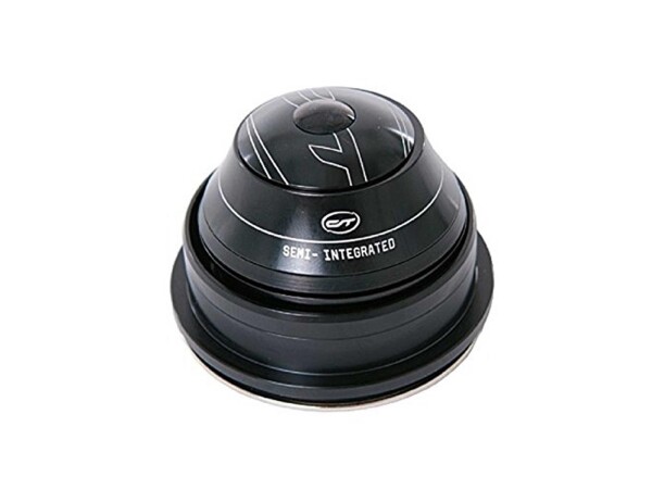 CONTEC Steuersatz "SHS-30" 1 1/8 - 1,5" (tapered), Aluminium, semiintegriert, schwarz, SB-verpackt Ahead, gedichtete Ind