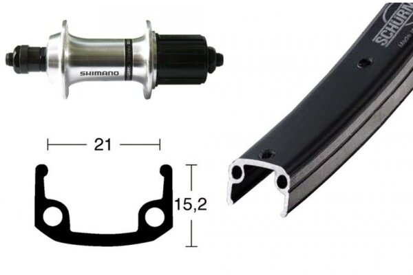 26" Hinterrad Felge: 19-559, CONTEC "Classic Z19", 26" Hinterrad