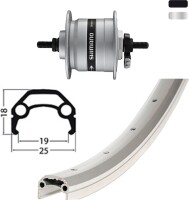 28" Vorderrad Felge: 19-622, Schürmann...