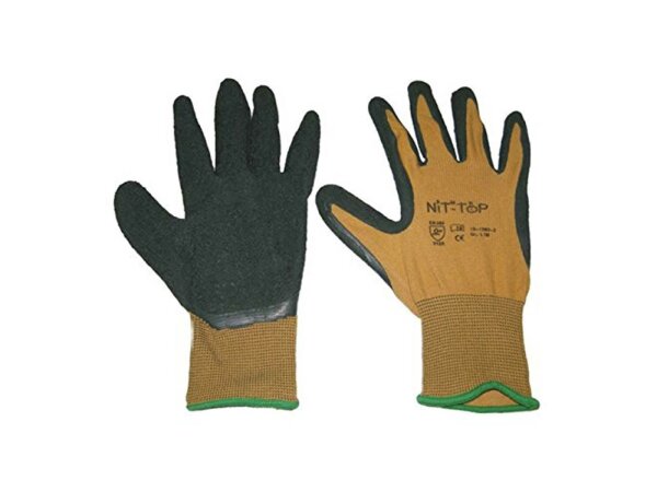 Mechaniker Handschuh Gr.9 Nylon/latex
