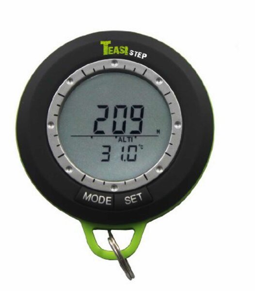 TEASI Wandercomputer "TEASI step" SB-verpackt, Wandercomputer mit vielen nützlichen Informationen Ideal für Rucksack ode