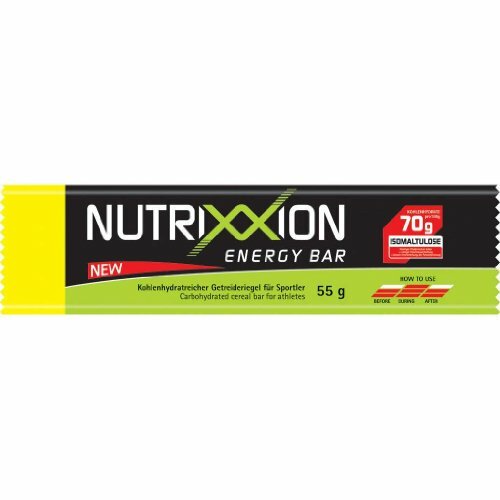 NUTRIXXION Energieriegel Bestehend aus einer speziellen Kohlenhydratmischung mit Isomaltulose. Sorgt für lang anhaltende