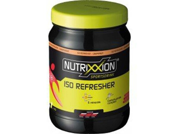 NUTRIXXION Getränkepulver "Iso Refresher" Mit Kohlenhydraten und Mineralien. Laktose-, fruktose- und glutenfrei. 700 g D