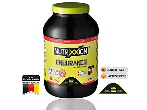 NUTRIXXION Getränkepulver "Endurance" Enthält neben einer ausgewogenen Kohlenhydratmischung wichtige Mineralien, Vitamin
