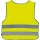 4-ACT Kinder-Reflexüberwurf SB-verpackt, 3M-Reflex Material Bequeme Anpassung durch seitliche Klettverschlüsse, gelb, Ze