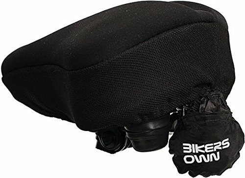 BIKERSOWN Sattelüberzug Mit Regenschutz , Satteldecke mit Gummizug, Universalgröße, verbunden mit Transporttasche für Re