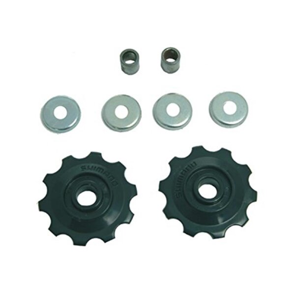 SHIMANO Schaltrollen-Set Schwarz, Satz & passend für Altus CT90 und TY30