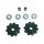 SHIMANO Schaltrollen-Set Schwarz, Satz & passend für Altus CT90 und TY30
