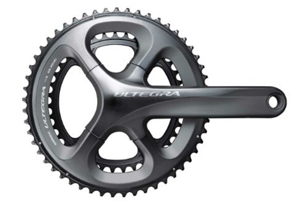 SHIMANO Kettenradgarnitur "Ultegra" FC-6800 Mod. 14 Hollowtech II, für 11-fach, grau, SB-verpackt ohne Innenlager, Lochk