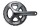 SHIMANO Kettenradgarnitur "Ultegra" FC-6800 Mod. 14 Hollowtech II, für 11-fach, grau, SB-verpackt ohne Innenlager, Lochk