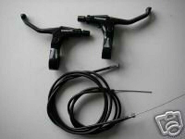 SHIMANO Bremshebel "BL-R550" Für Seitenzugbremse, für Flachlenker , silber Satz rechts und links