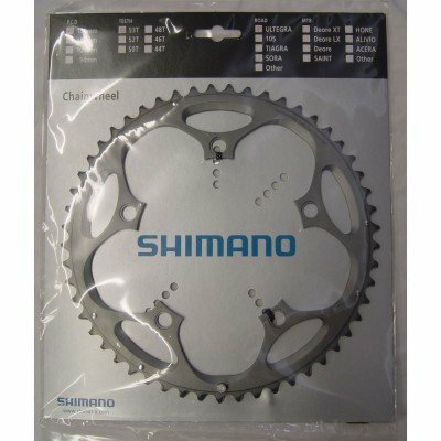 SHIMANO Kettenblatt "Ultegra FC-6600" 10-fach, 5-Arm, 130 mm Lochkreis, SB-verpackt, silber 53 Z.