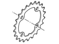 SHIMANO Kettenblatt "Deore" 4-Arm, für...