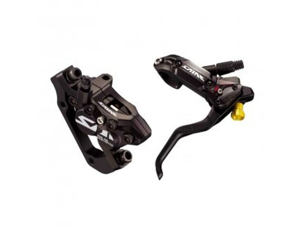 SHIMANO Scheibenbremse "Saint BR-M820 und BL-M820" Hydraulisch , Postmount, Metal Pads, kpl. mit Hebel ohne Bremsscheibe