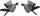 SHIMANO Daumenschalthebelset "Altus" SL-M370 Mod. 14 SB-verpackt, 3/9-fach mit Ganganzeige schwarz