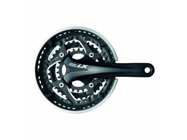 SHIMANO Kettenradgarnitur "Deore LX" FC-T671 Mod. 13 SB-verpackt, Hollowtech II, 175 mm Kurbellänge, für 10-fach Für Ket