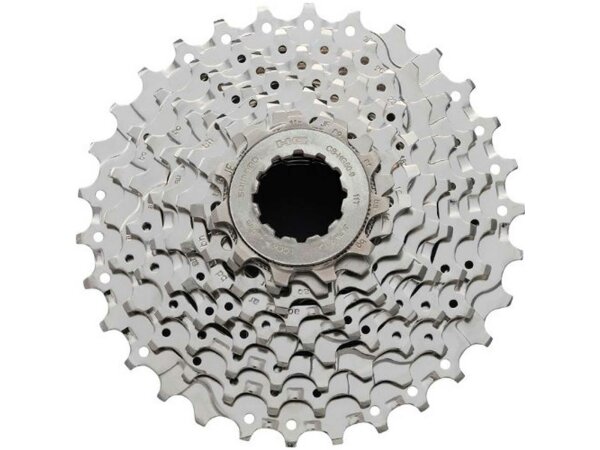 SHIMANO HG Kassettenzahnkranz "CS-HG50" 9-fach, SB-verpackt 11 -12-14-16-18-21-24-28- 32 Z.