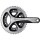SHIMANO Kettenradgarnitur "Dura Ace" FC-9000 Mod. 13 Hollowtech II, 11-fach Dünnwandig geschmiedete Alu Kurbeln, großes 