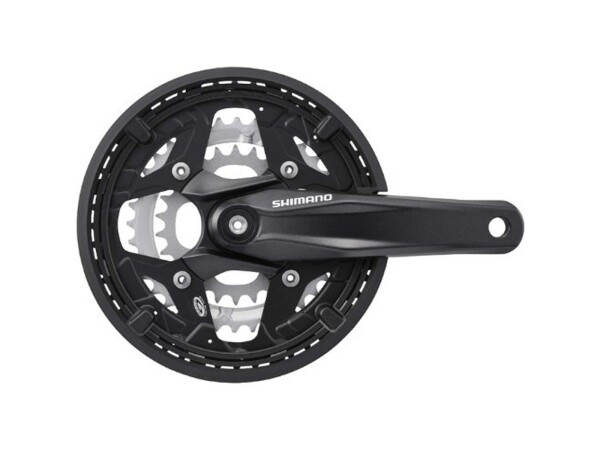 SHIMANO Kettenradgarnitur "Alivio" FCM 430 Mod. 11 22/32/44 Z., Octalink, SB-verpackt Mit KS Ring, nicht für Kettenschut