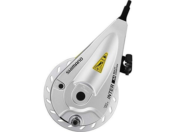 SHIMANO V.R.-Rollenbremse "Nexus" BR-IM45-F Zur Montage an Gabeln mit einem angelötetem Gegenhalter für die Bremse, Ø 12