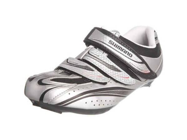 Road Sport Schuhe R077 Gr. 46 Silber