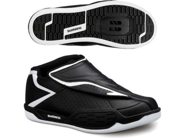 SHIMANO All Mountain-/Enduroschuh "SH-AM45" Obermaterial Synthetik, extrem griffige Gummi-Sohle für maximalen Grip und ü